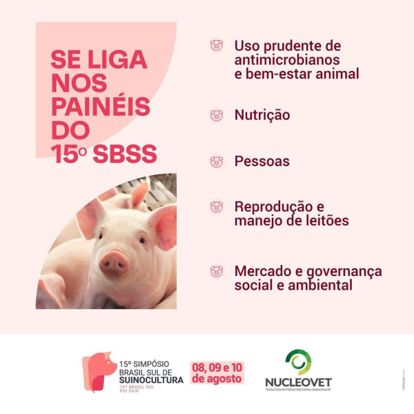 15� Simp�sio Brasil Sul de Suinocultura ter� cinco pain�is tem�ticos
