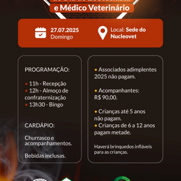 Encontro para celebrar M�dicos Veterin�rios e Zootecnistas:...