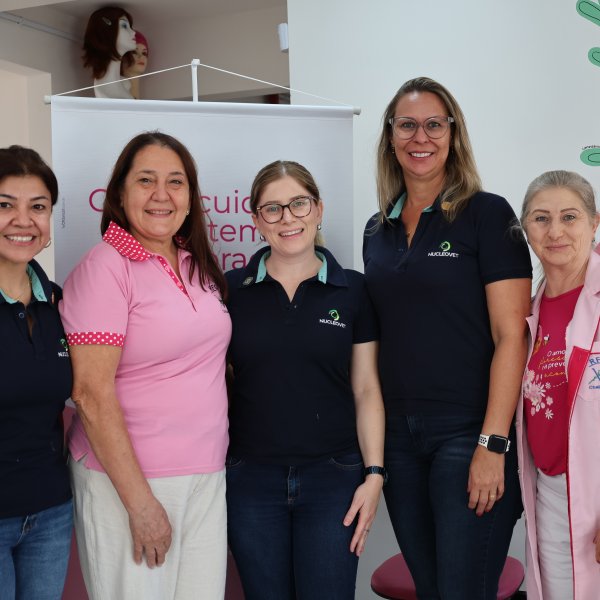 Nucleovet apoia Rede Feminina de Combate ao C�ncer 