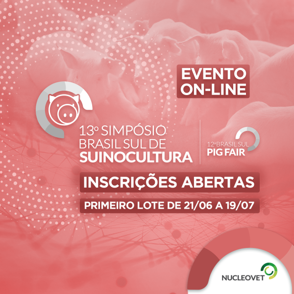 Nucleovet abre inscri&ccedil;&otilde;es para o 13&ordm; Simp&oacute;sio Brasil Sul de Suinocultura