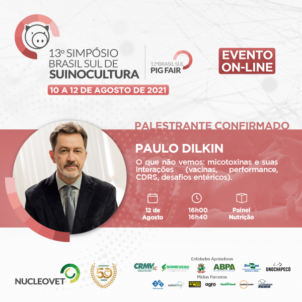 13� Simp�sio de Suinocultura debate sobre micotoxinas e suas intera��es