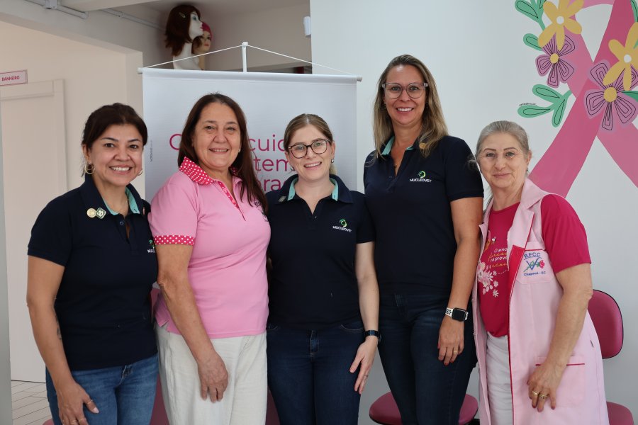Nucleovet apoia Rede Feminina de Combate ao C&acirc;ncer 