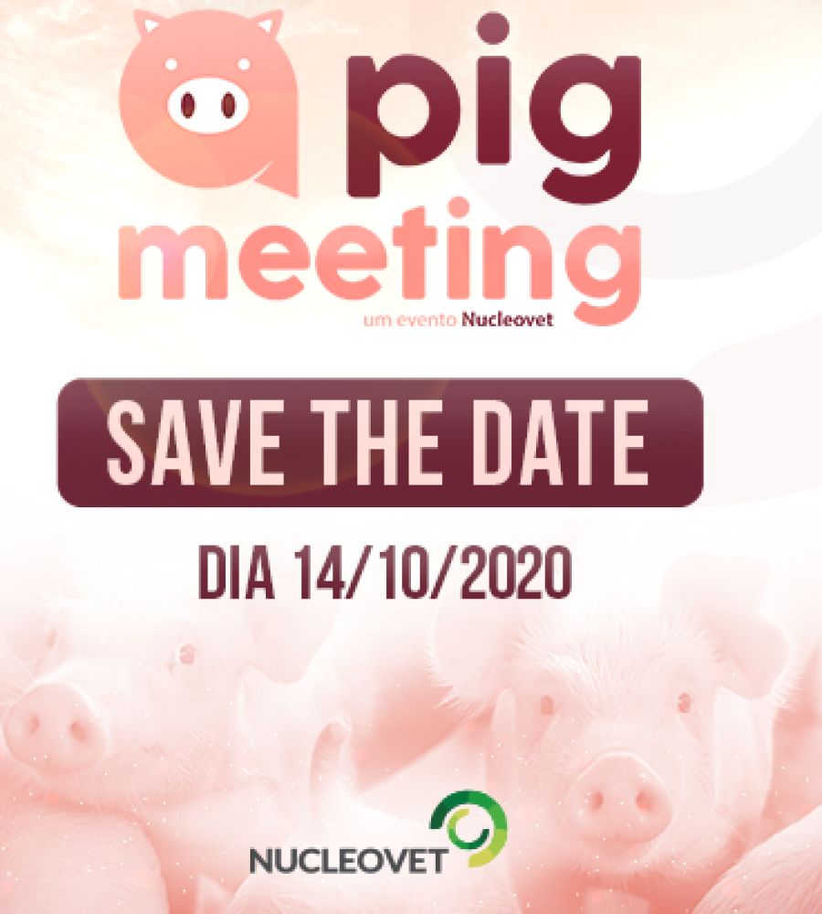 Pig Meeting : Nucleovet promove encontro online da cadeia de su&iacute;nos