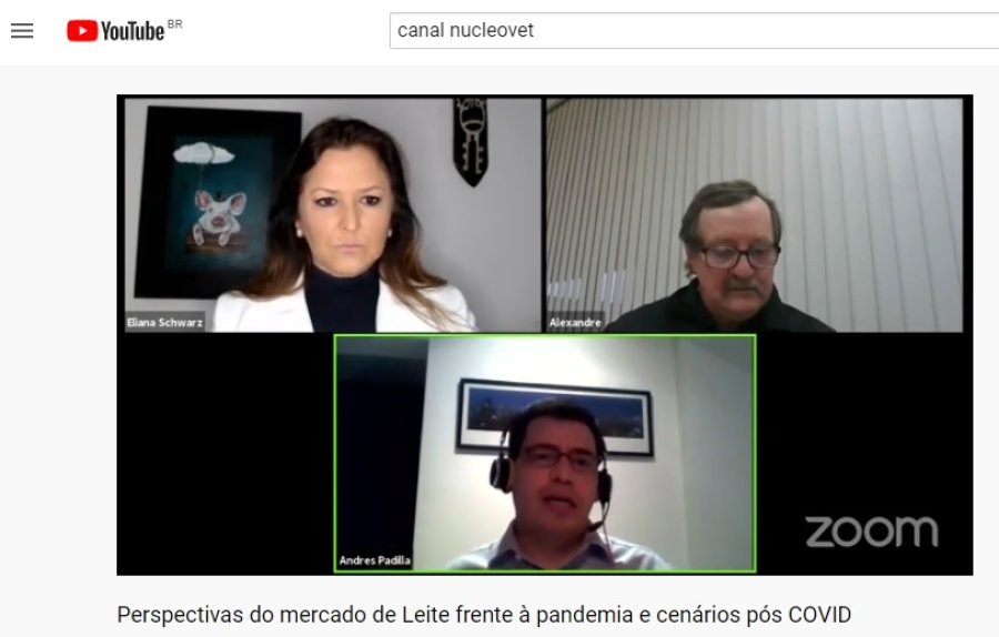 LIVE NUCLEOVET : Analista apresentou perspectivas para mercado do leite