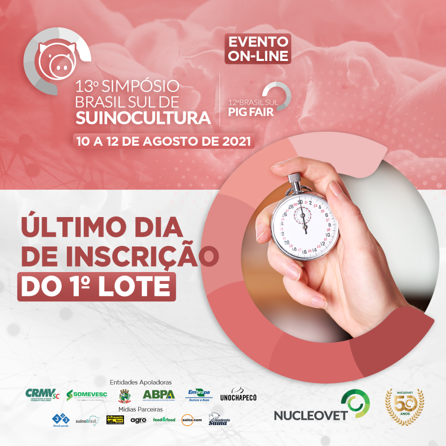  Primeiro lote das inscri&ccedil;&otilde;es para o 13&ordm; SBSS encerra nesta segunda-feira