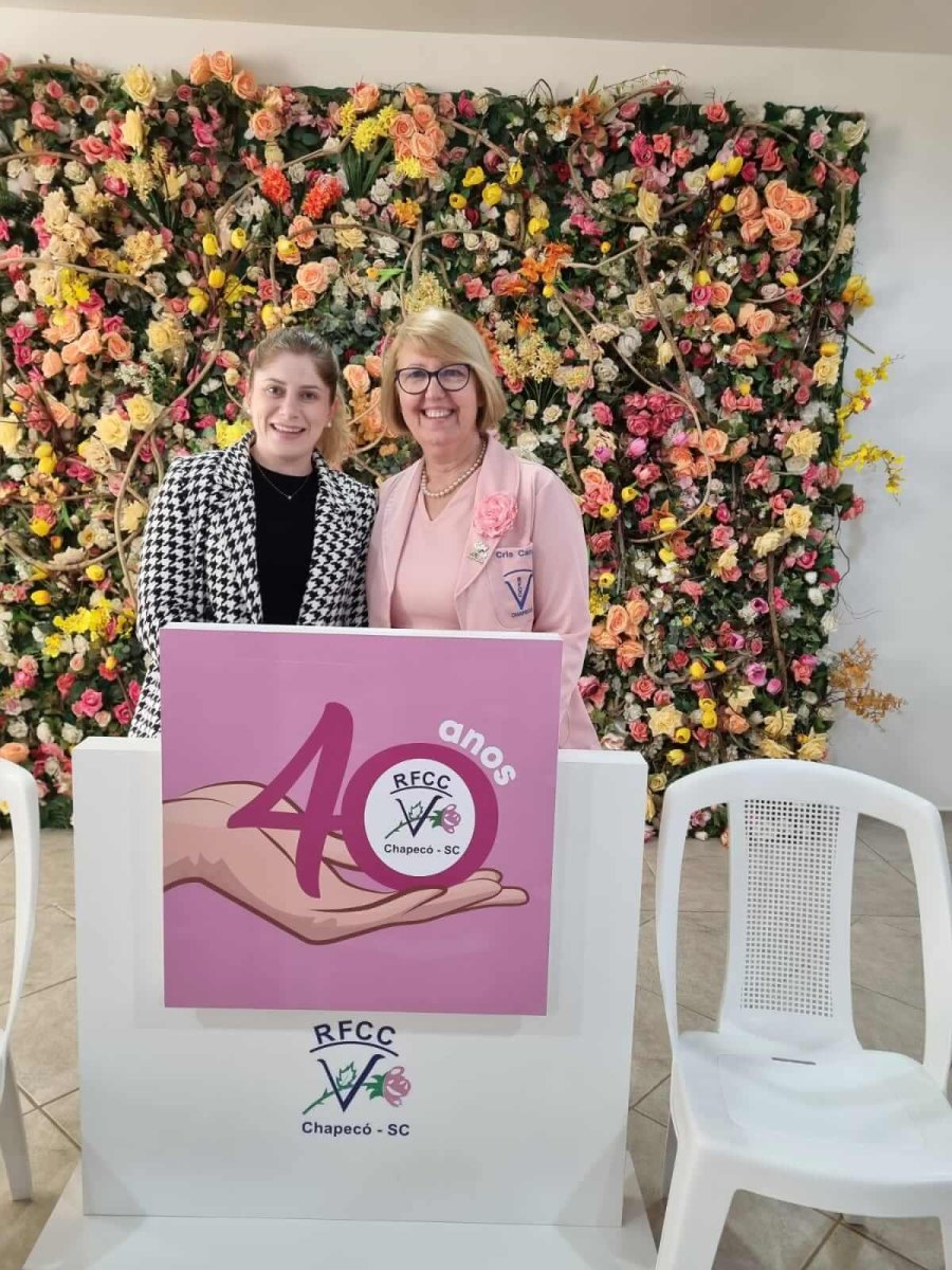 Nucleovet participa da celebração dos 40 anos da Rede Feminina de Chapecó.