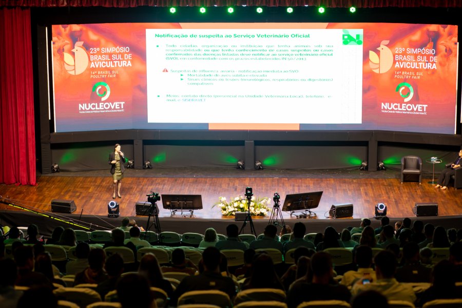 Influenza Avi&aacute;ria e Salmonella em debate no segundo dia do 23&ordm; SBSA