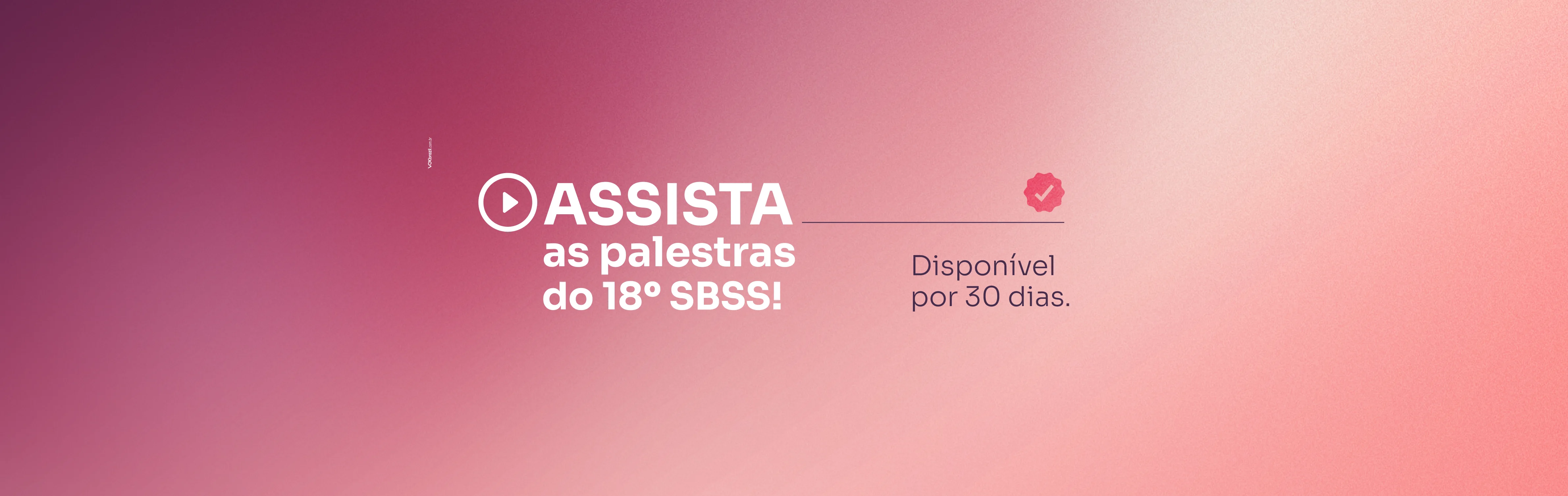 Assista as palestras do 18º SBSS!